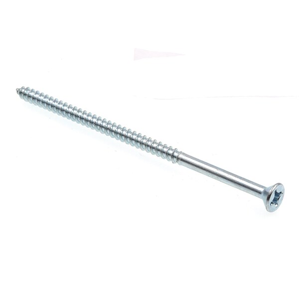 Prime-Line Wood Screw Flat Head, Phillips Drive No. 10 X 4in Zinc Plated Steel 20PK 9035964 - main